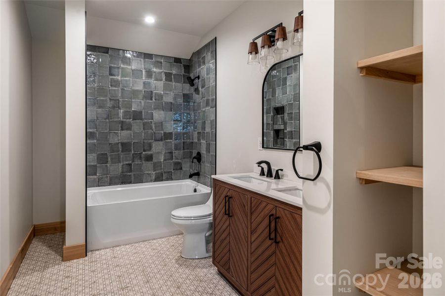 Furnished interior view inside a new home in , Weaverville (Image 13).