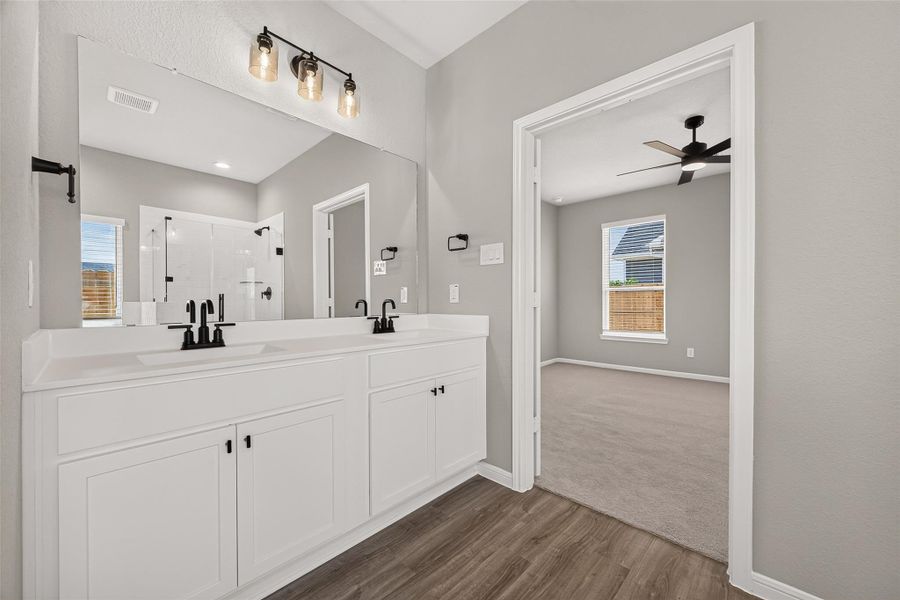 Furnished interior view inside a new home in , Angleton (Image 9).
