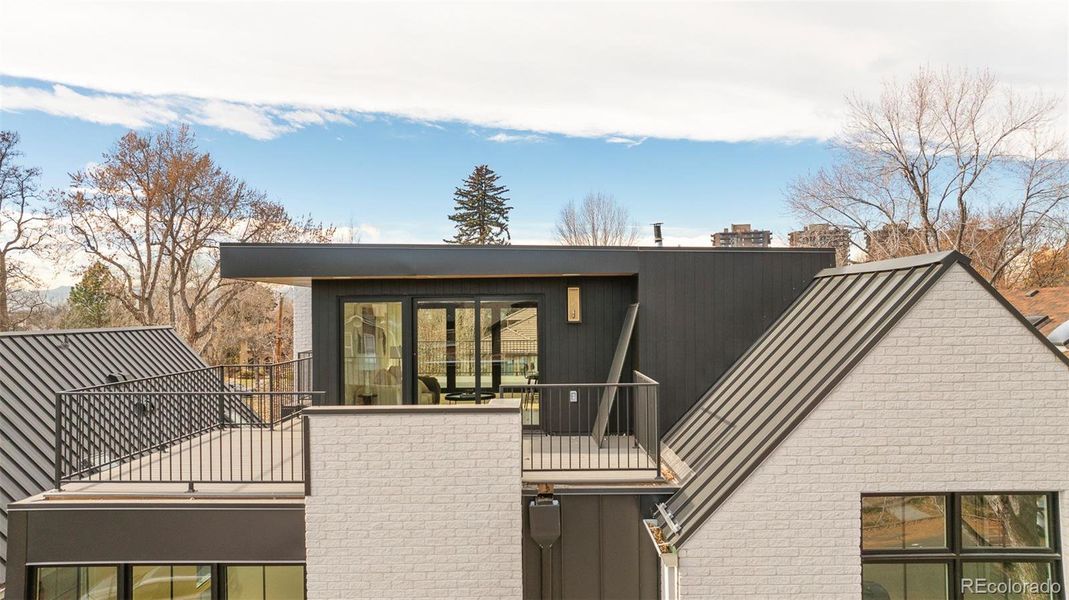 Exterior details and patio area of a home in , Denver (Image 3).