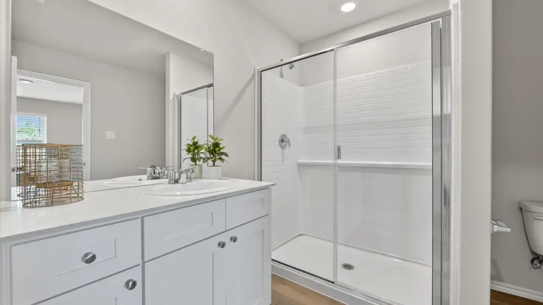 Furnished interior view inside a new home in Monarch at the Meadows, Ponder (Image 8).