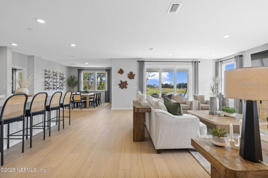 Furnished interior view inside a new home in The Cypress Series at Reserve East, Flagler Beach (Image 14).