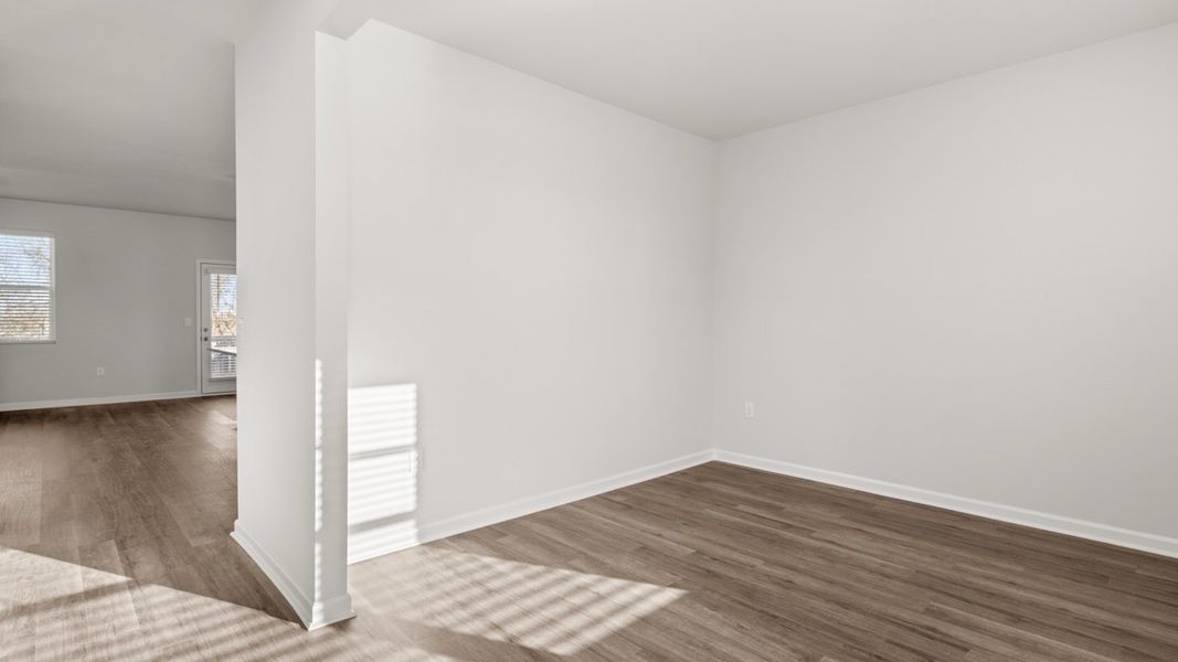 Representative unfurnished interior of a home built from the Elle by D.R. Horton in Highland Hills, Graniteville (Image 11).