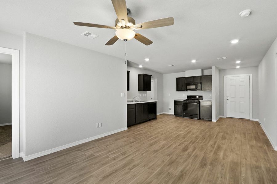 Representative furnished interior of a home built from the Katy by View Homes in Rancho Desierto Bello, Horizon City (Image 7).