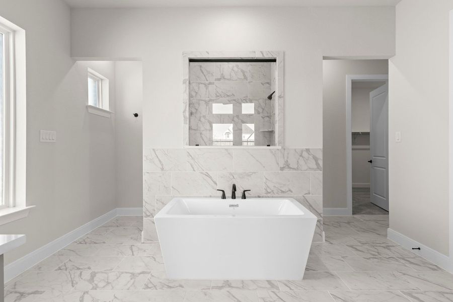 Furnished interior view inside a new home in Wildflower Ranch, Justin (Image 8).