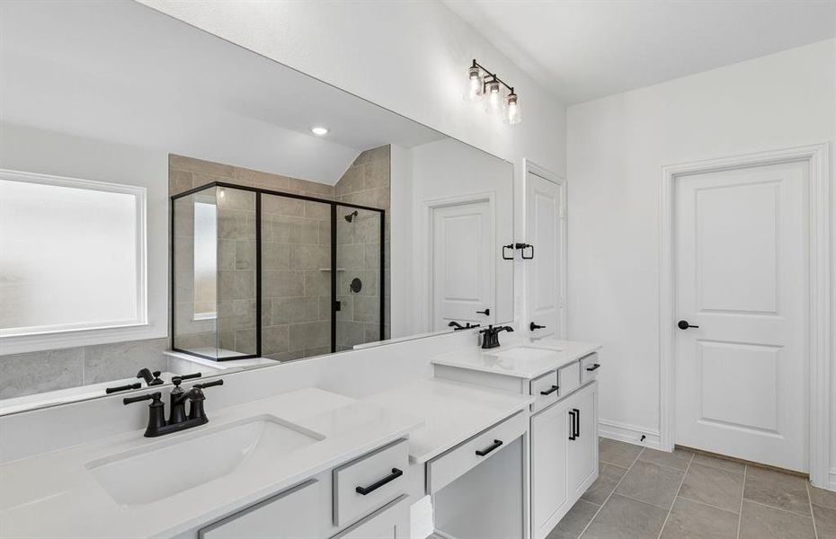Owners bath with double vanities Owners bath with double vanities