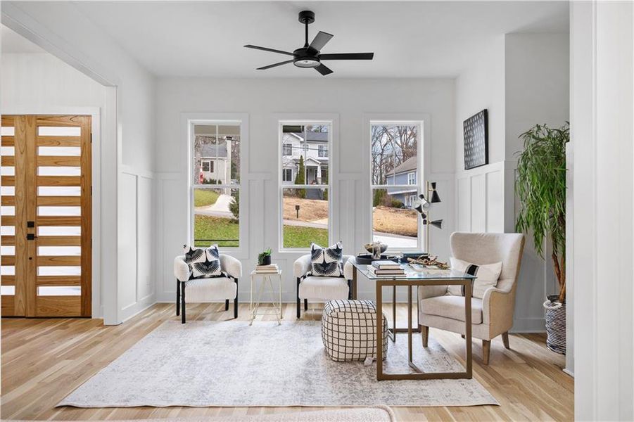 Furnished interior view inside a new home in , Decatur (Image 8).