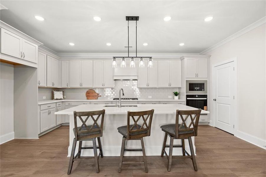 Furnished interior view inside a new home in , Canton (Image 10).