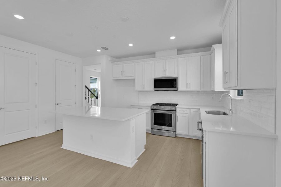Furnished interior view inside a new home in Hawthorn Park at Wildlight, Yulee (Image 7).