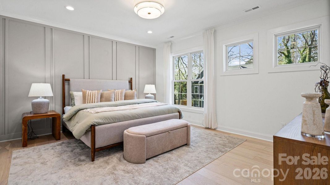 Furnished interior view inside a new home in , Charlotte (Image 34).