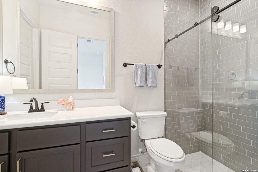 Furnished interior view inside a new home in Esperanza - 80' & 90', Boerne (Image 16).