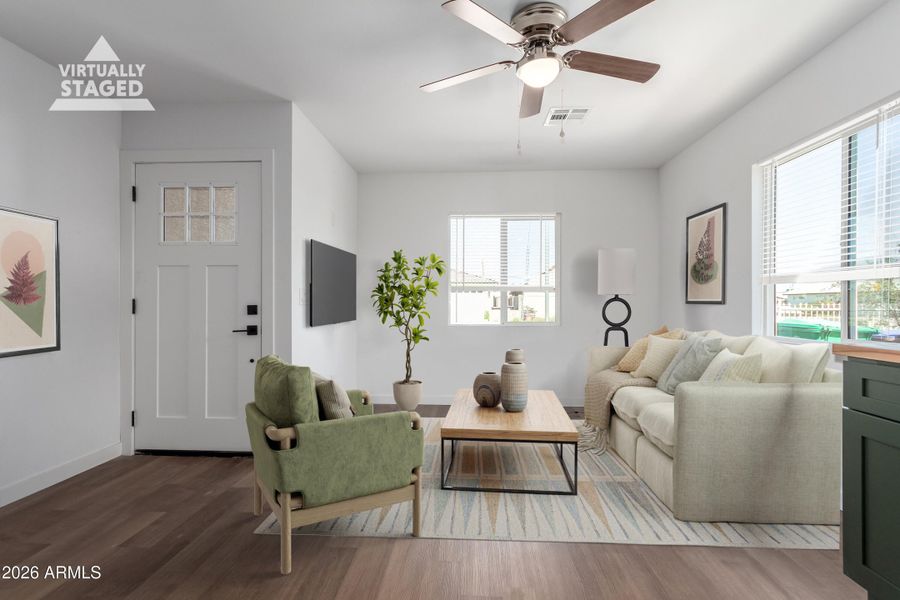 virtual stage living area