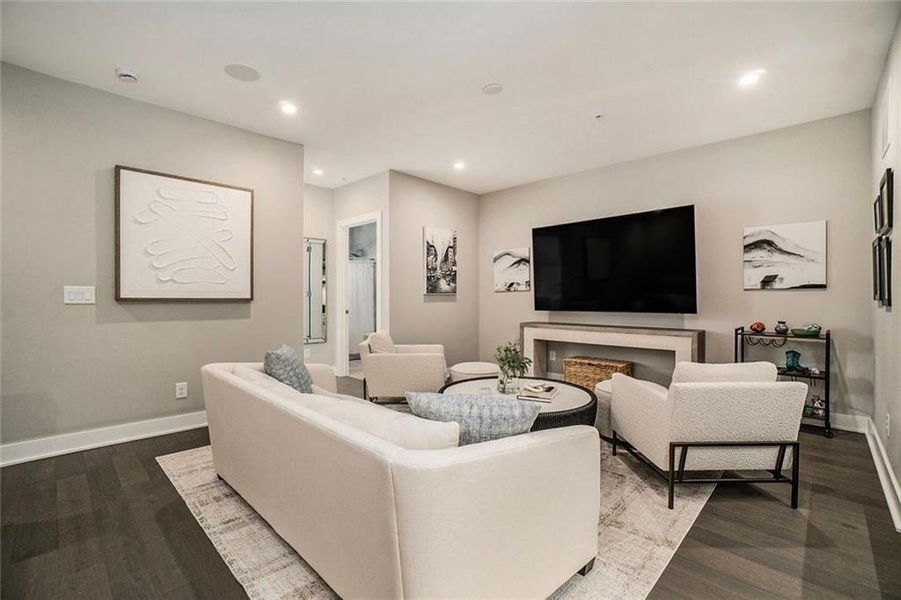 Furnished interior view inside a new home in , Atlanta (Image 46).