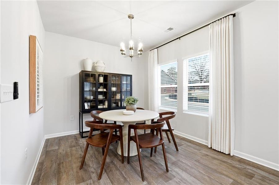 Furnished interior view inside a new home in Concord Oaks, Powder Springs (Image 3).
