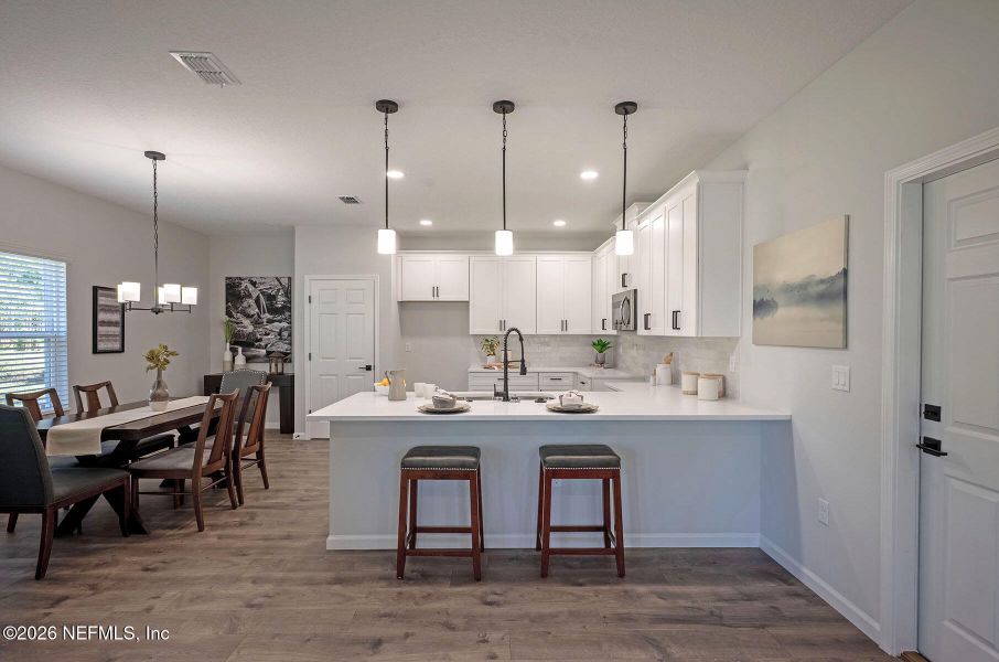 Furnished interior view inside a new home in , St. Johns (Image 14).