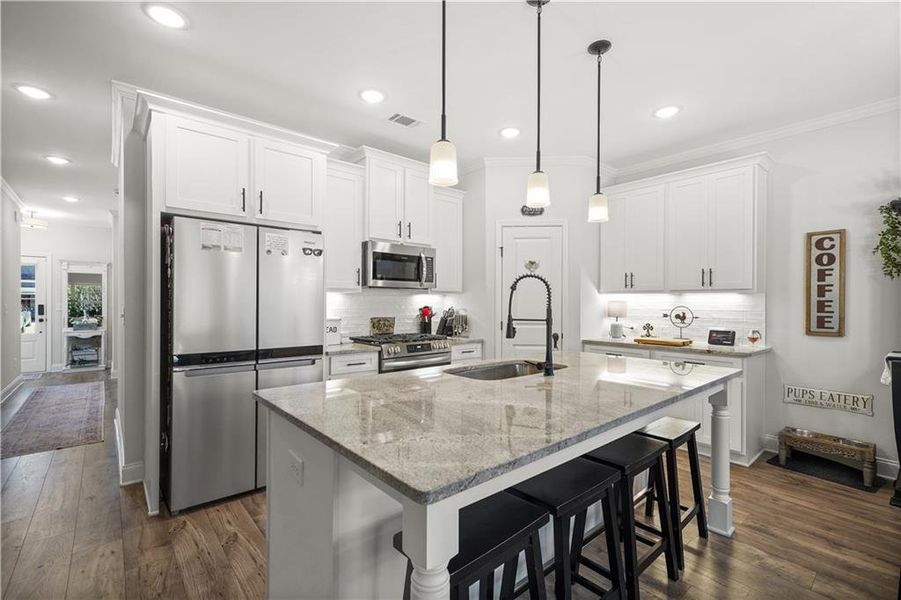 Furnished interior view inside a new home in , Dawsonville (Image 9). Furnished interior view inside a new home in , Dawsonville (Image 9).