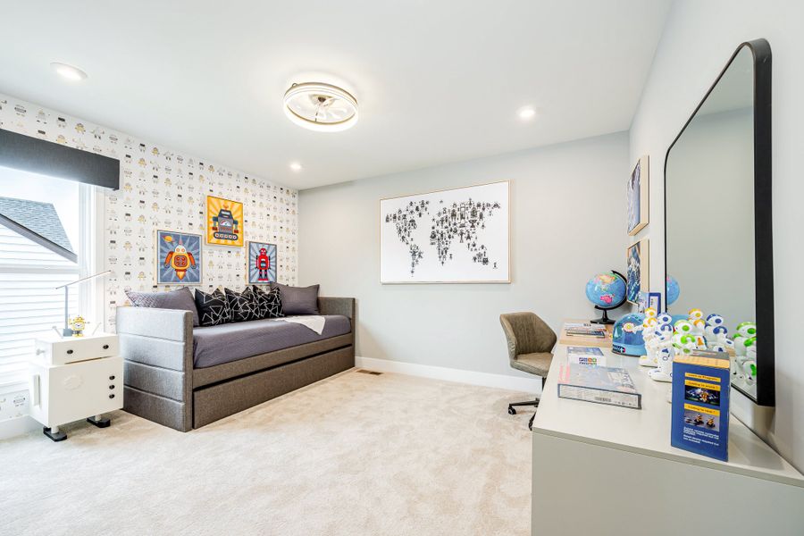 Representative furnished interior of a home built from the Beckett by Fischer Homes in Twin Lakes, Hoschton (Image 45).