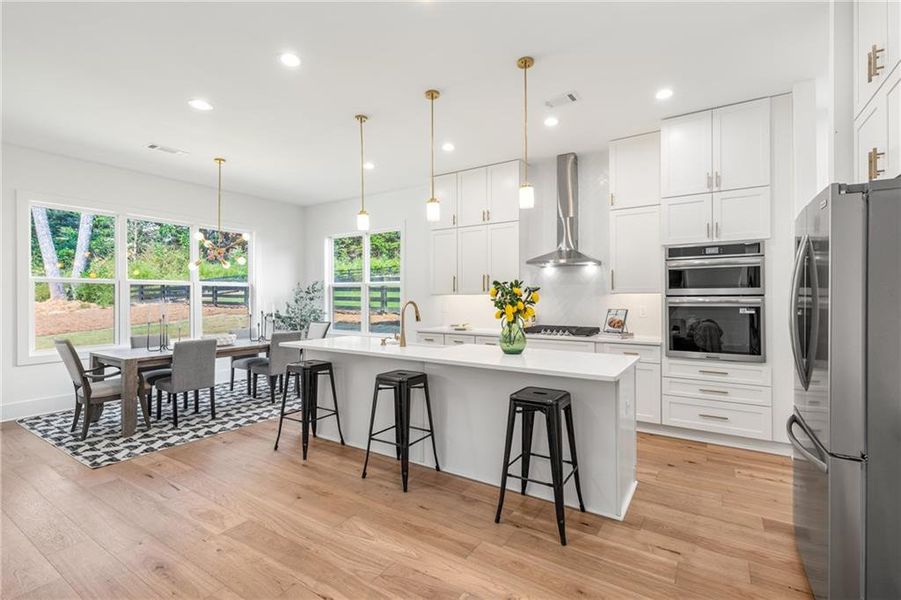 Furnished interior view inside a new home in , Alpharetta (Image 8). Furnished interior view inside a new home in , Alpharetta (Image 8).