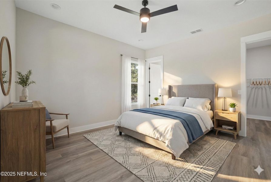 Furnished interior view inside a new home in , Jacksonville (Image 13).