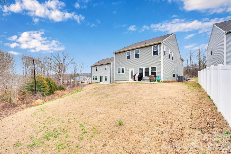 Back Yard and Back of Home