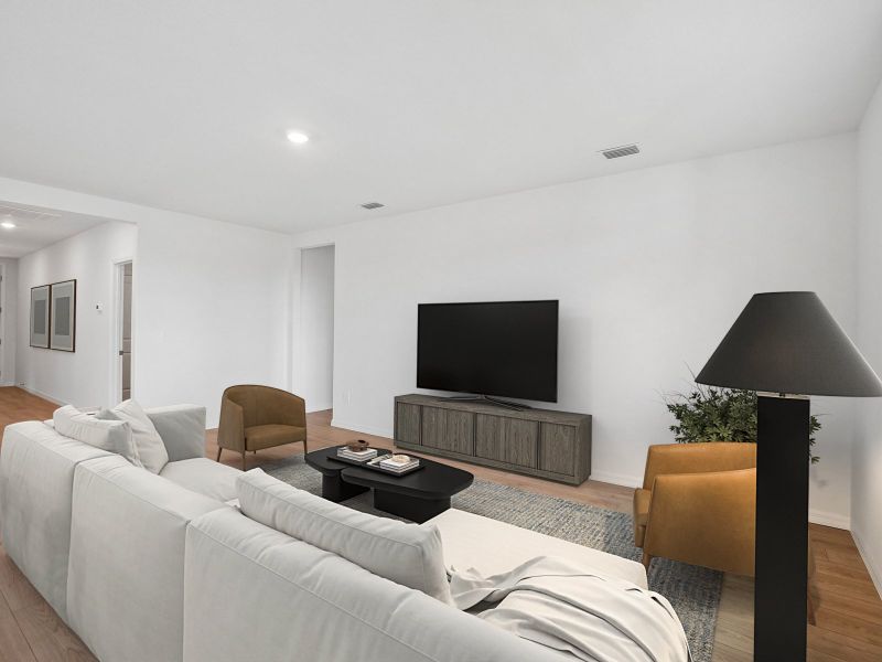 Furnished interior view inside a new home in Salt Meadows - Classic Series, Parrish (Image 6).