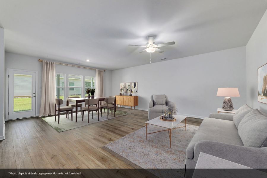 Furnished interior view inside a new home in Jordan Grove, Conway (Image 8).