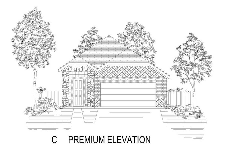 Representative rendering of the exterior for the Grayson F by First Texas Homes (Image 2). Representative rendering of the exterior for the Grayson F by First Texas Homes (Image 2).