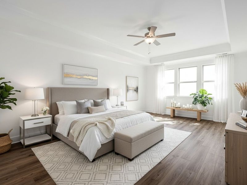 Furnished interior view inside a new home in Shelton Square, Murfreesboro (Image 19).