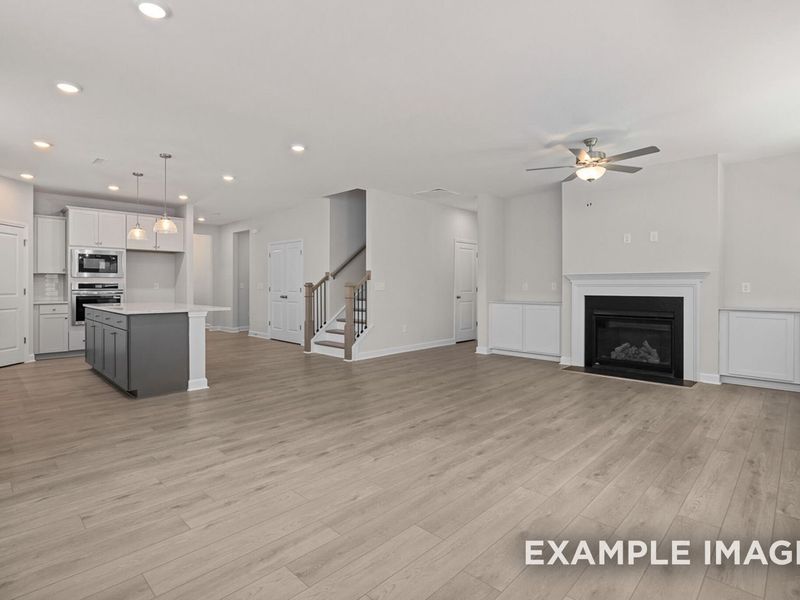 Spacious, unfurnished interior of a new home in Wendell Ridge, Wendell (Image 12).