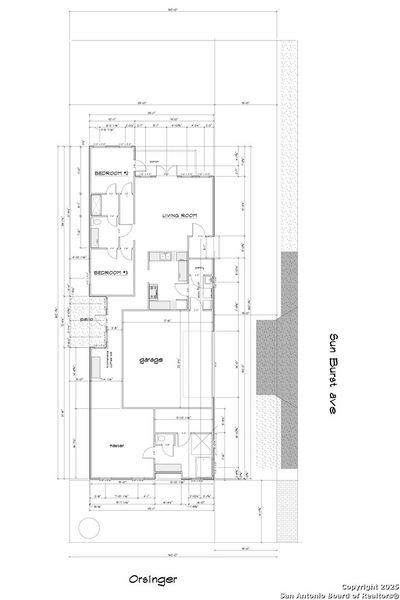 2D floor plan layout of this home in , San Antonio, TX (Image 2).