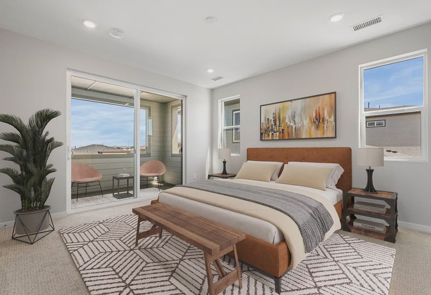 Homesite 90 Primary Bedroom - Virtually Staged - 12 of 18