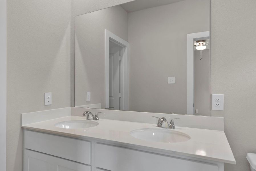 Close-up of interior finishes inside a home in Laurel Landing, Alvin (Image 11).