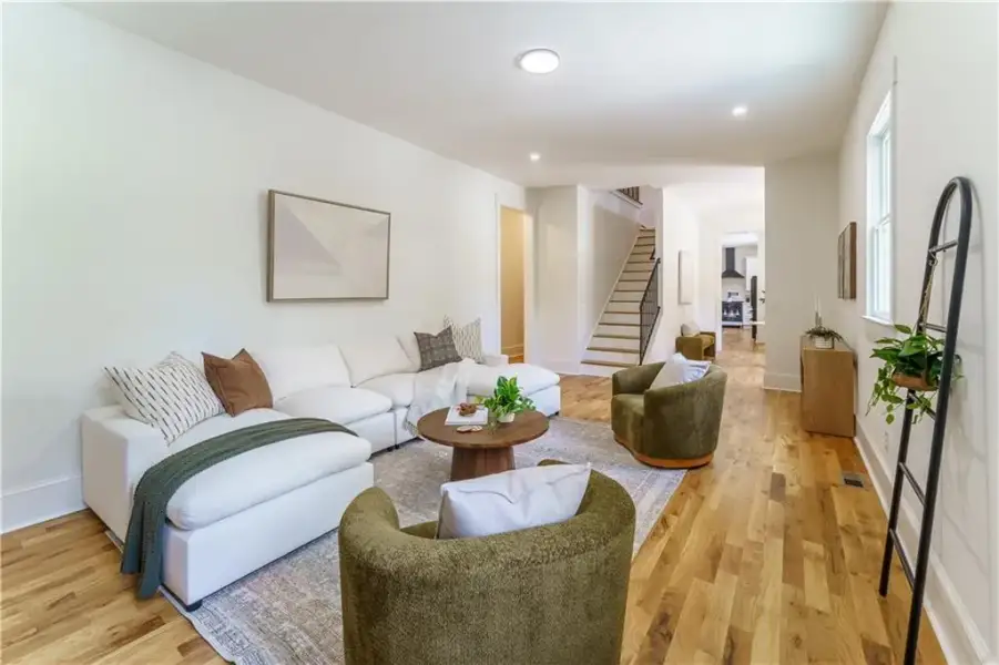Furnished interior view inside a new home in , Sandy Springs (Image 21).