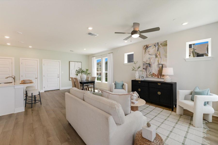 Family Room (Staged)