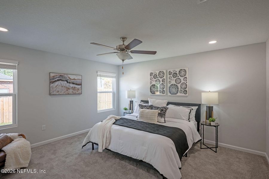 Furnished interior view inside a new home in , Jacksonville (Image 10). Furnished interior view inside a new home in , Jacksonville (Image 10).