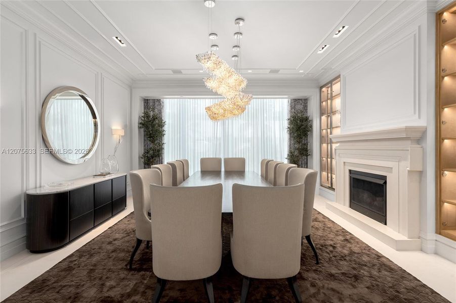 Furnished interior view inside a new home in , Sunny Isles Beach (Image 18).