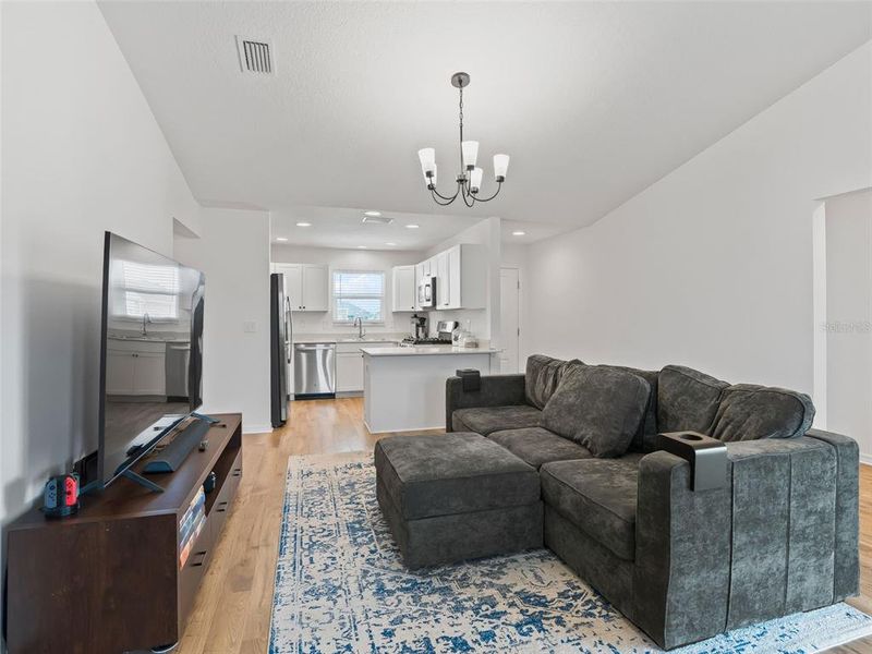 Furnished interior view inside a new home in , The Villages (Image 16).