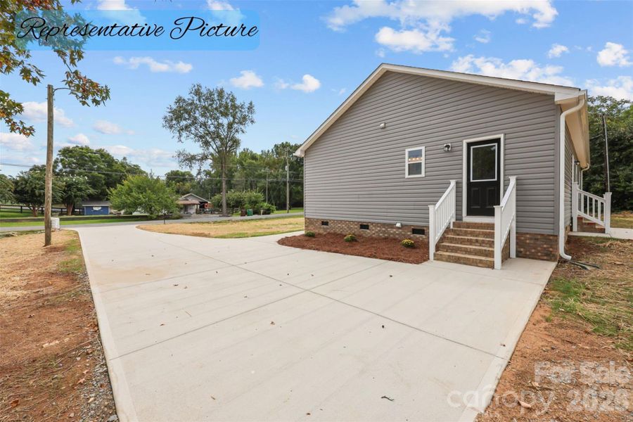 Exterior details and patio area of a home in , Albemarle (Image 22).