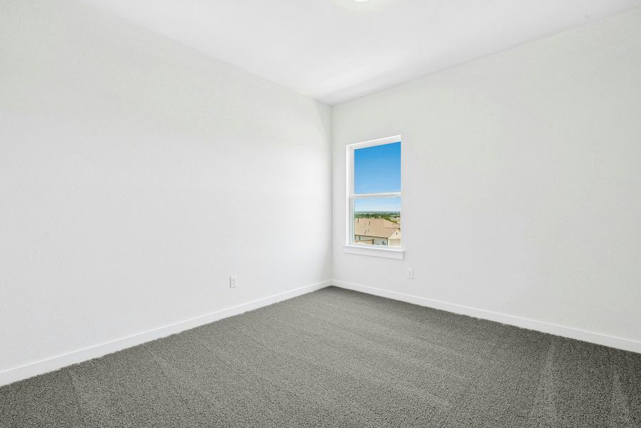 Spacious, unfurnished interior of a new home in The Colony, Bastrop (Image 31). Spacious, unfurnished interior of a new home in The Colony, Bastrop (Image 31).