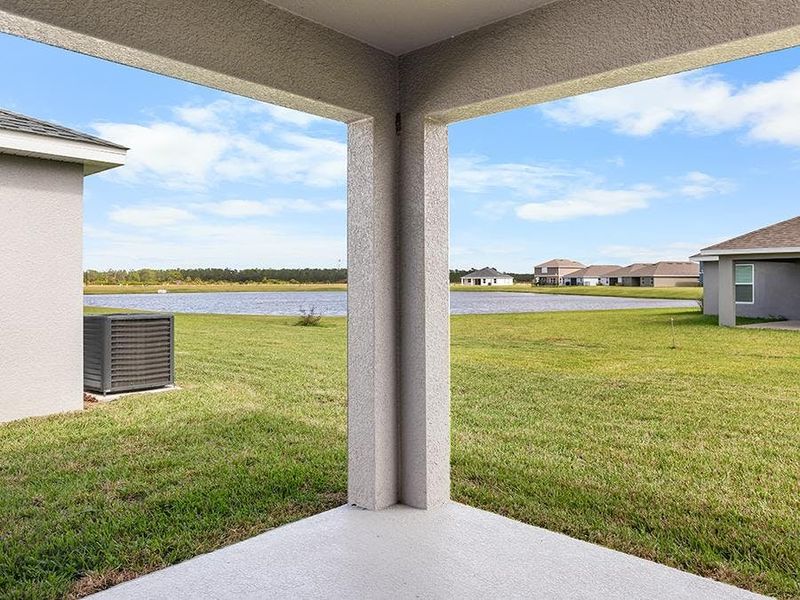 Your living space extends outdoors to your covered lanai and large backyard.