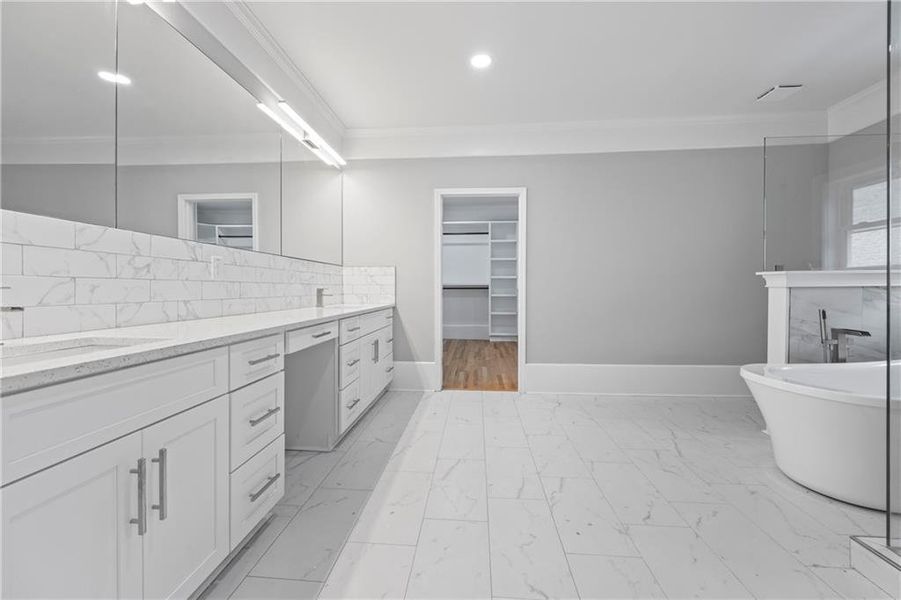 Furnished interior view inside a new home in , Fairburn (Image 14).