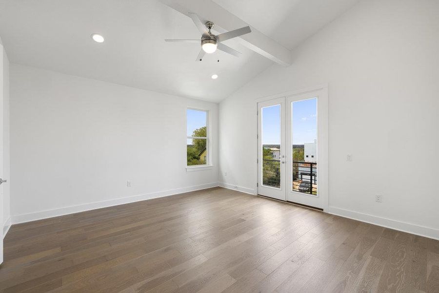 Spacious, unfurnished interior of a new home in Agave, Austin (Image 21).