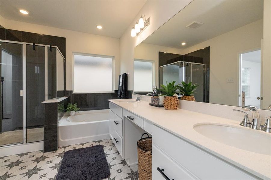 Furnished interior view inside a new home in The Preserve Estates, Northlake (Image 6).