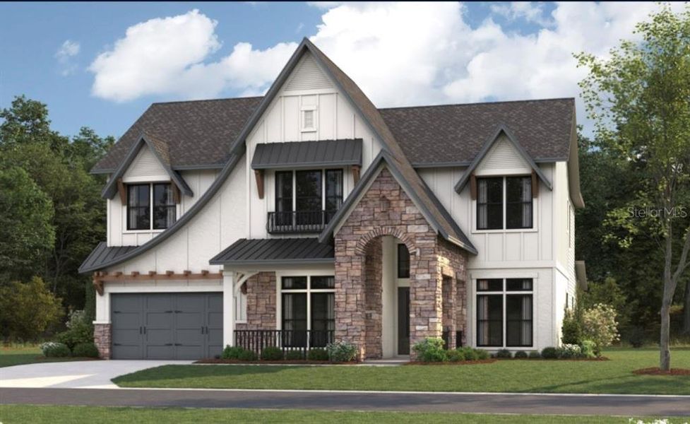 Front exterior of a new home in , Tampa, FL, highlighting curb appeal (Image 26).
