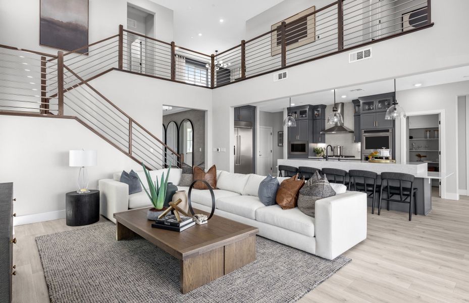 Representative furnished interior of a home built from the Newlyn by Pulte Homes in Everhour, Newnan (Image 4).