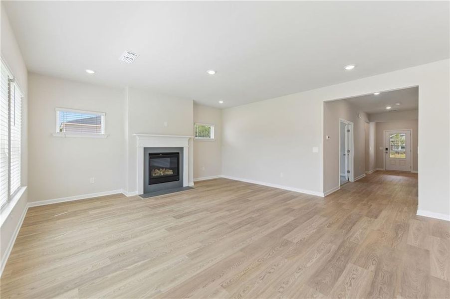 Spacious, unfurnished interior of a new home in Parkside at Grayson, Grayson (Image 35).