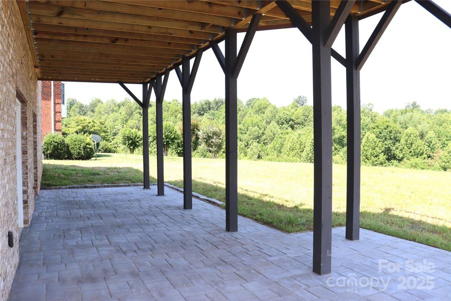 Exterior details and patio area of a home in , Lenoir (Image 28).