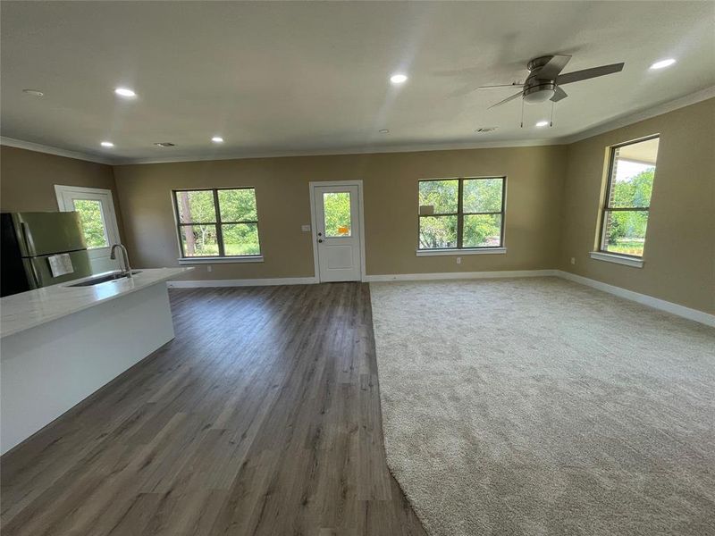 Spacious, unfurnished interior of a new home in , Granbury (Image 6). Spacious, unfurnished interior of a new home in , Granbury (Image 6).