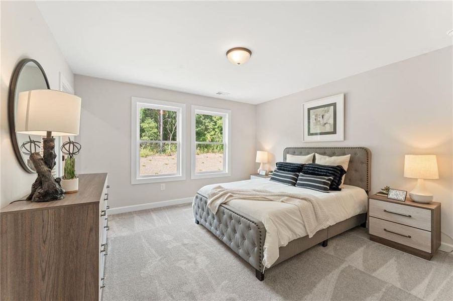 Furnished interior view inside a new home in Oak Valley Estates, Marietta (Image 14).