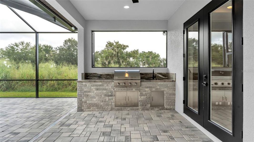 Exterior details and patio area of a home in , Lakeland (Image 35). Exterior details and patio area of a home in , Lakeland (Image 35).