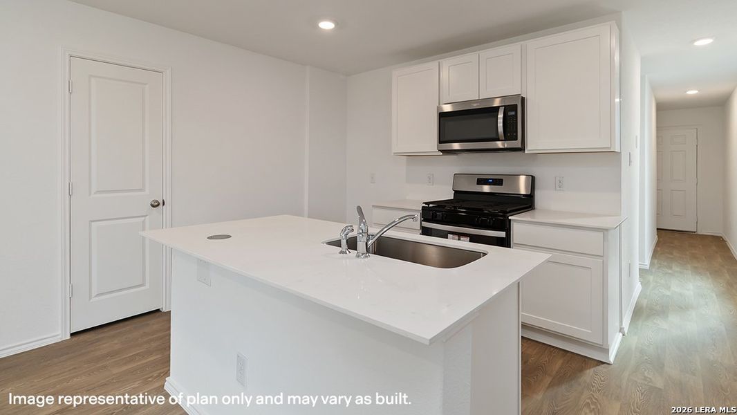 Furnished interior view inside a new home in Blue Ridge Ranch, San Antonio (Image 6).